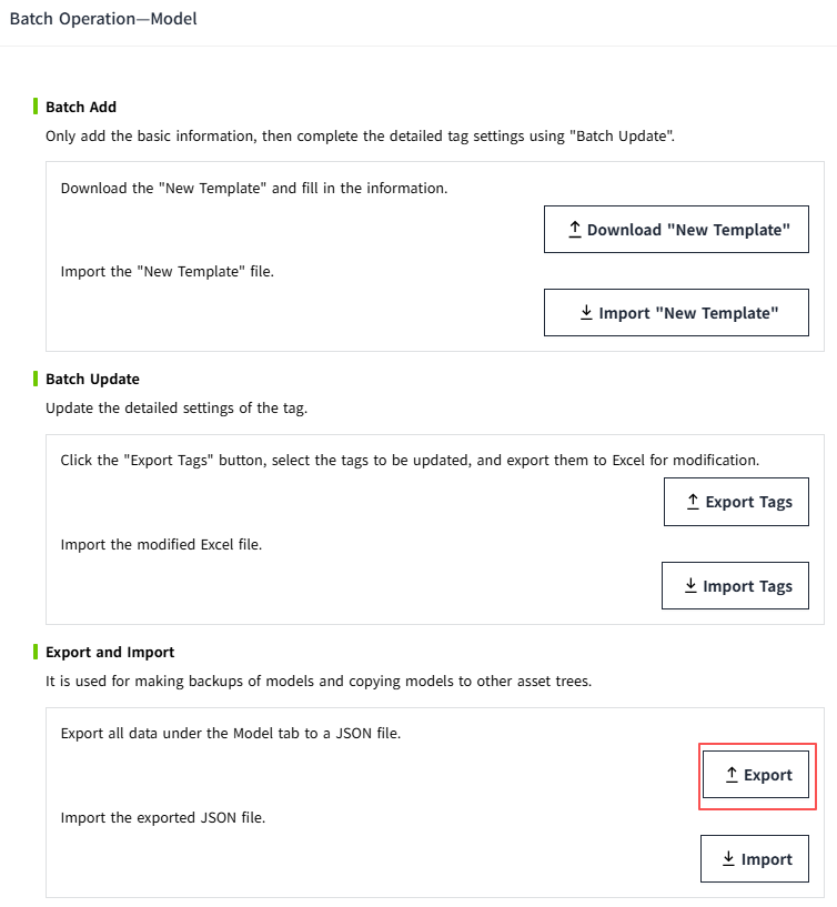 Export and Import - VC Hub User Manual